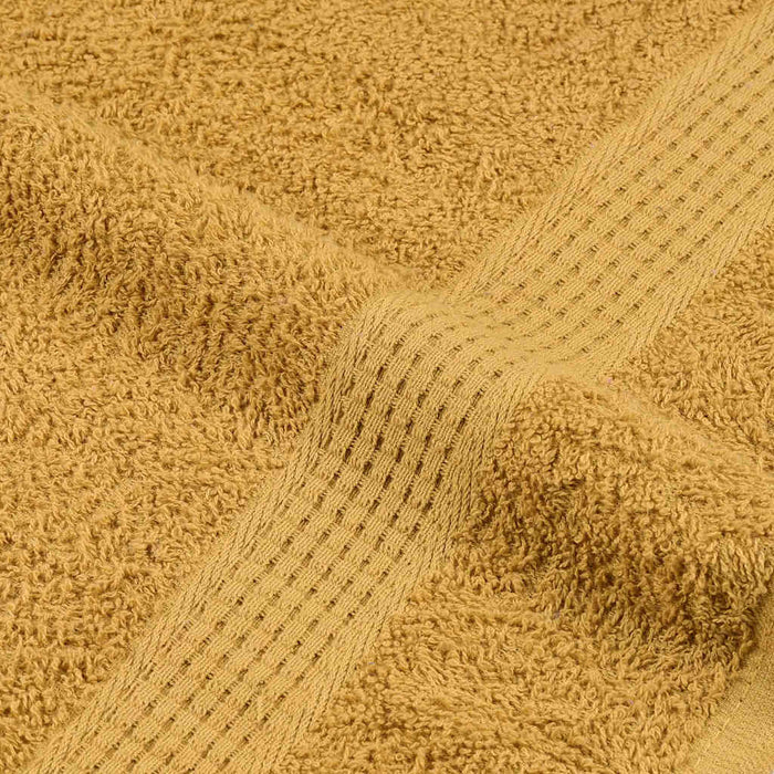 Set Asciugamani 8 pz Oro 360 gsm 100% Cotone 137067