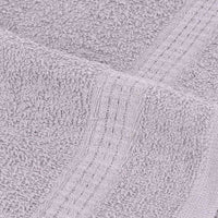 Set Asciugamani 8 pz Grigio 360 gsm 100% Cotone