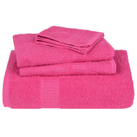 Set Asciugamani 8 pz Rosa 360 gsm 100% Cotone 137077