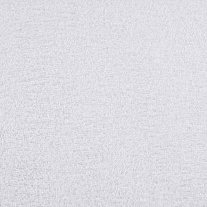 vidaXL Set Asciugamani 6 pz Bianchi 360 gsm 100% Cotone