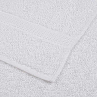 vidaXL Set Asciugamani 6 pz Bianchi 360 gsm 100% Cotone