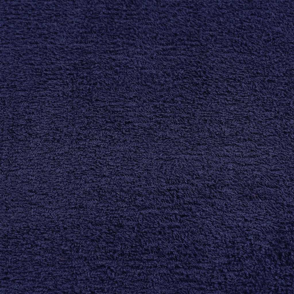 vidaXL Set Asciugamani 12 pz Blu Navy 360 gsm 100% Cotone
