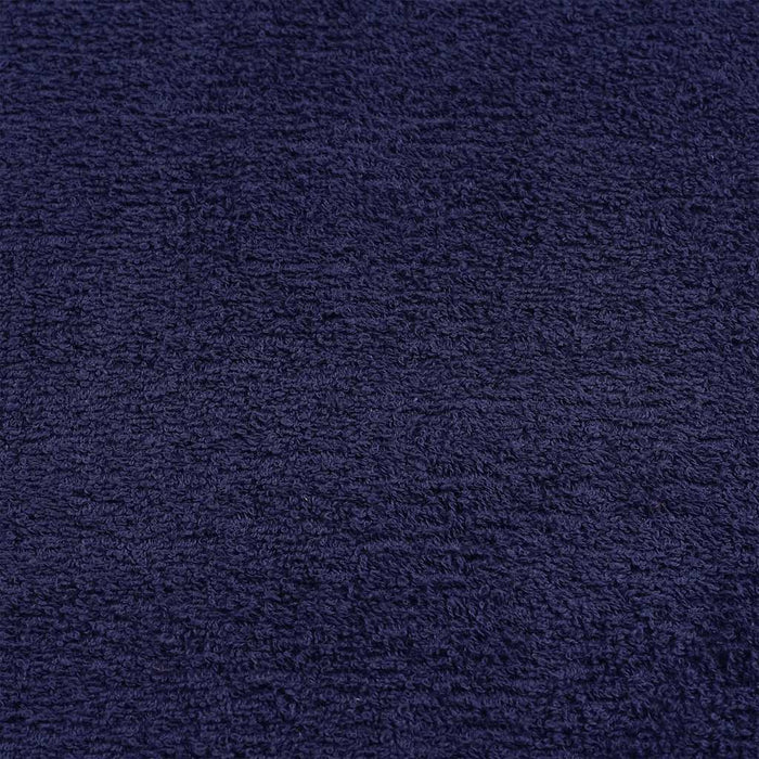 vidaXL Set Asciugamani 12 pz Blu Navy 360 gsm 100% Cotone