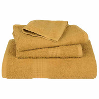 Set Asciugamani 12 pz Oro 360 gsm 100% Cotone 137101