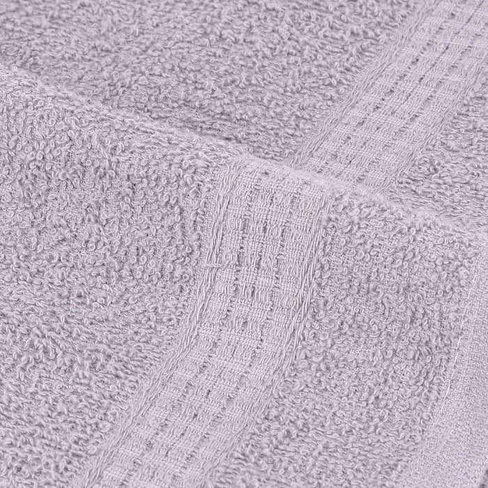 vidaXL Set Asciugamani 12 pz Grigio 360 gsm 100% Cotone