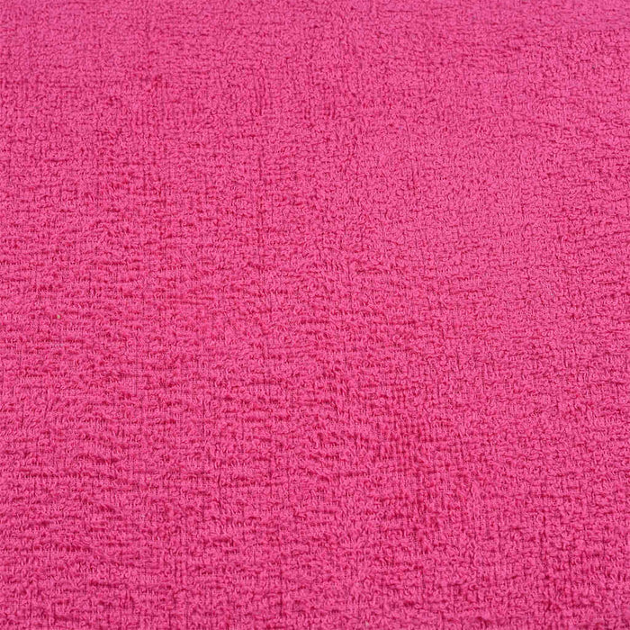 Set Asciugamani 12 pz Rosa 360 gsm 100% Cotone 137111