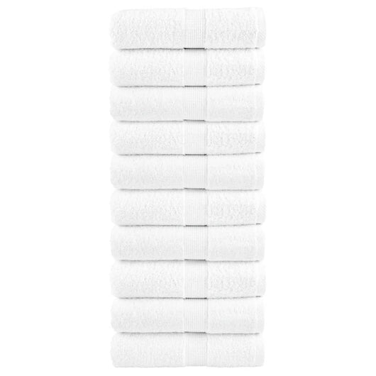 Salviette Premium SOLUND 10 pz Bianche 30x30 cm 600gsm