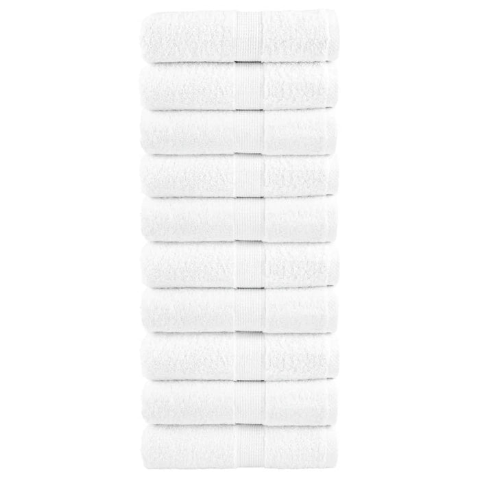 Salviette Premium SOLUND 10 pz Bianche 30x30 cm 600gsm