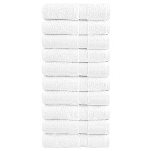 Asciugamani Premium SOLUND 10 pz Bianchi 50x100 cm 600gsm