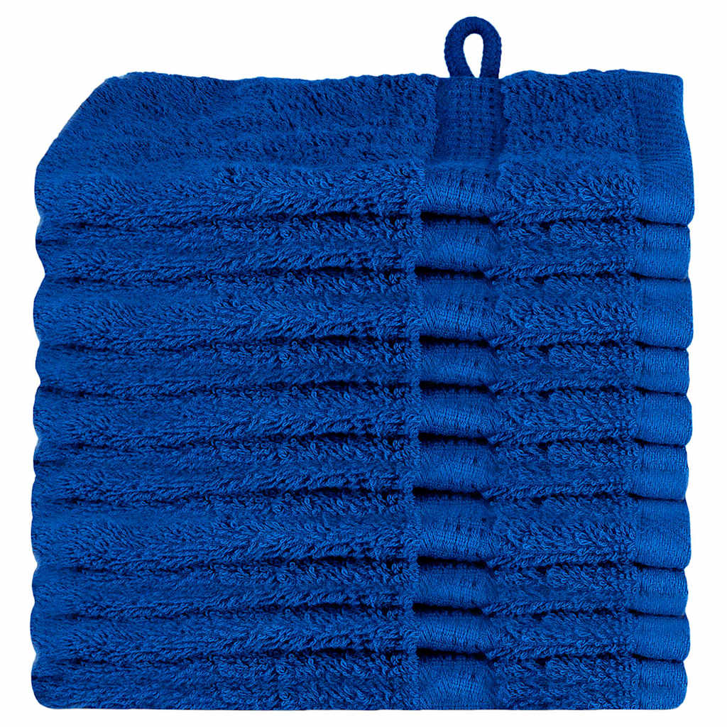 Panni per il viso SOLUND 10 pcs Blu Cotone 137178