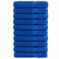 Asciugamani da Bagno SOLUND 10 pz Blu 100x200cm 600gsm