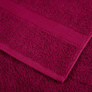 vidaXL Panni per il viso SOLUND 4 pcs Bordò Cotone