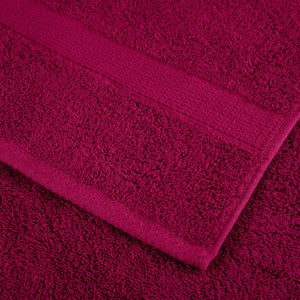 vidaXL Asciugamani Ospiti SOLUND 2 pz Bordeaux 30x50 cm 600gsm