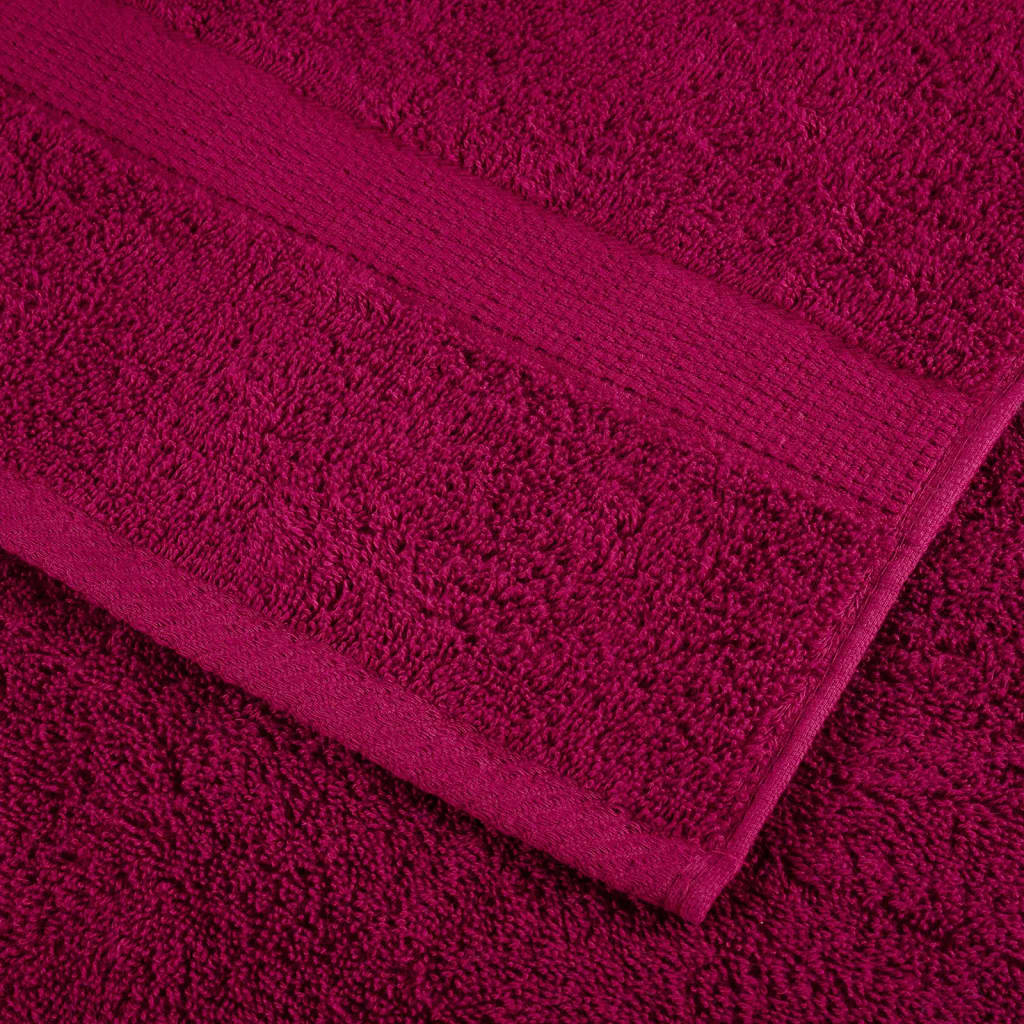 Asciugamani Ospiti SOLUND 2 pz Bordeaux 30x50 cm 600gsm 137206