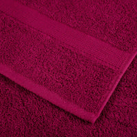 Asciugamani Premium SOLUND 4 pz Bordeaux 100x200 cm 600gsm
