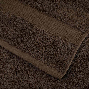 vidaXL Panni per il viso SOLUND 2 pcs Marrone Cotone