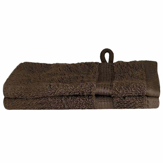 Panni per il viso SOLUND 2 pcs Marrone Cotone 137224