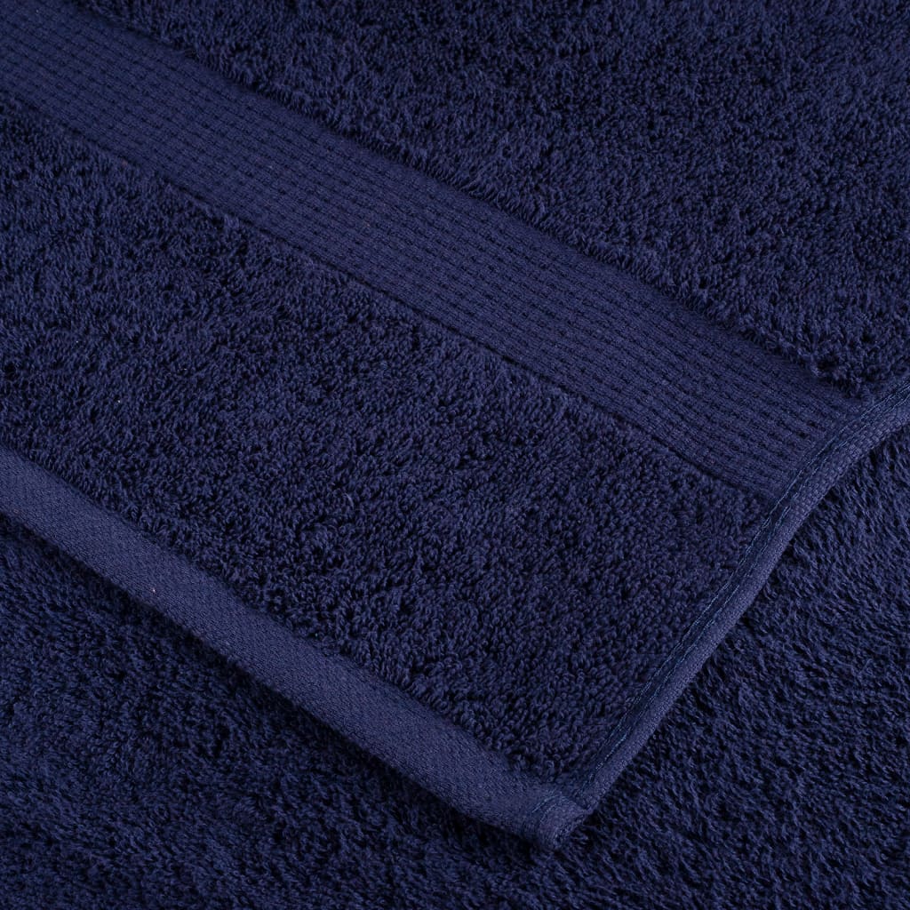 Asciugamani Ospiti SOLUND 2 pz Blu Navy 30x50 cm 600gsm