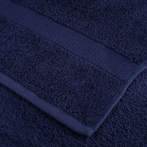 Asciugamani per Sauna SOLUND 2pz Blu Navy 50x100 cm 600gsm 137257