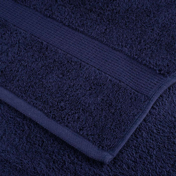 Asciugamani per Sauna SOLUND 2pz Blu Navy 50x100 cm 600gsm 137257