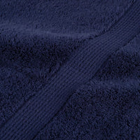 Asciugamani per Sauna SOLUND 2pz Blu Navy 50x100 cm 600gsm 137258