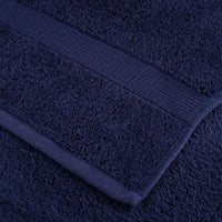 vidaXL Asciugamani Bagno SOLUND 10 pz Blu Navy 100x150cm 600gsm