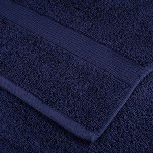 vidaXL Asciugamani Bagno SOLUND 10 pz Blu Navy 100x150cm 600gsm