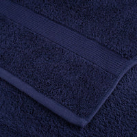 vidaXL Asciugamani per Sauna SOLUND 4 pz Blu Navy 80x200cm 600gsm