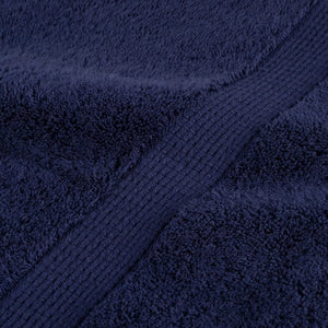 Asciugamani per Sauna SOLUND 4 pz Blu Navy 80x200cm 600gsm 137267