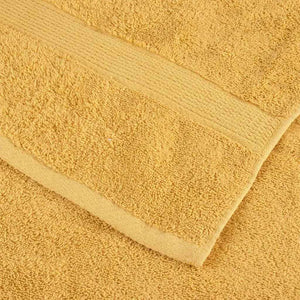 Panni per il viso SOLUND 2 pcs Oro Cotone 137272