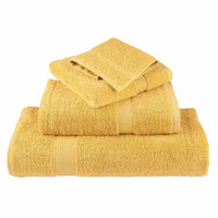 Panni per il viso SOLUND 2 pcs Oro Cotone 137272