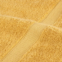 vidaXL Asciugamani per Sauna SOLUND 2 pz Oro 80x200cm 600gsm