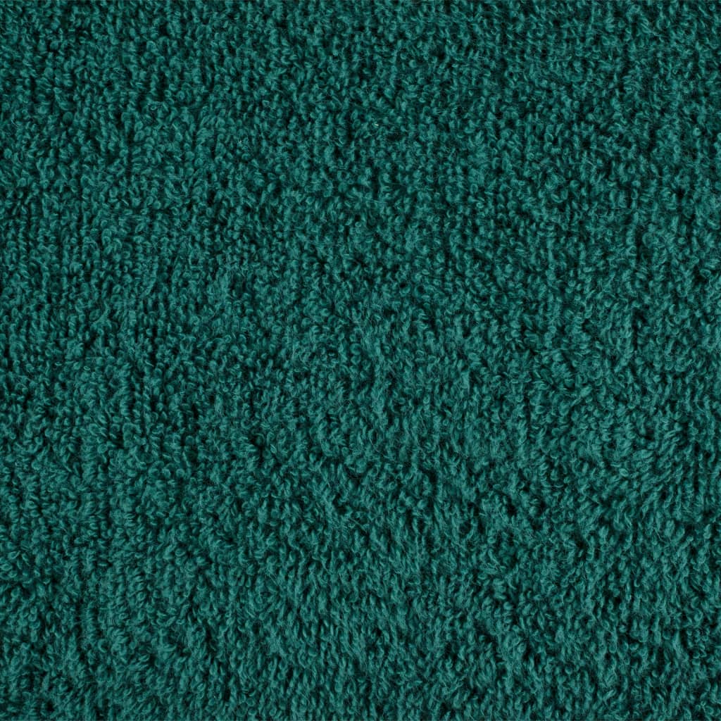 vidaXL Asciugamani Premium SOLUND 10 pz Verdi 100x200 cm 600 g/m²