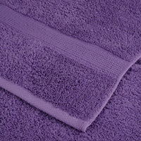 Asciugamani per Ospiti SOLUND 2 pz Viola 30x50 cm 600 g/m² 137350
