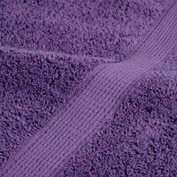 Asciugamani per Ospiti SOLUND 4 pz Viola 30x50 cm 600 g/m² 137351