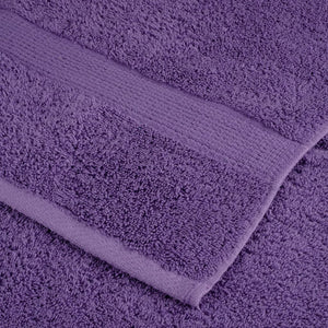 Asciugamani Premium SOLUND 4 pz Viola 50x100 cm 600 g/m² 137354