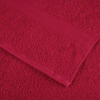Asciugamani Premium SOLUND 2 pz Rosso 30x30 cm 600 g/m² 137395
