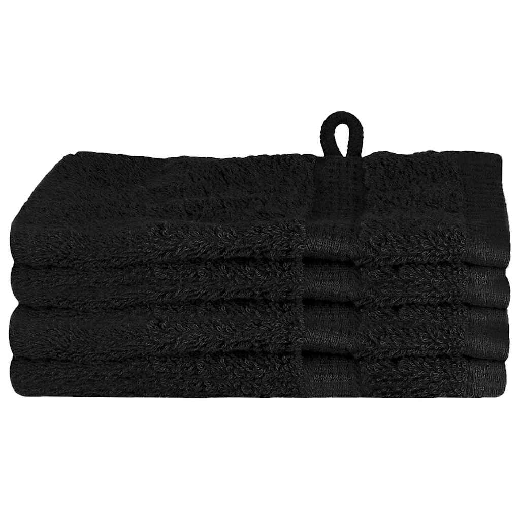 Panni per il viso SOLUND 4 pcs Nero Cotone 137417