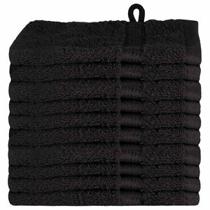 Panni per il viso SOLUND 10 pcs Nero Cotone 137418