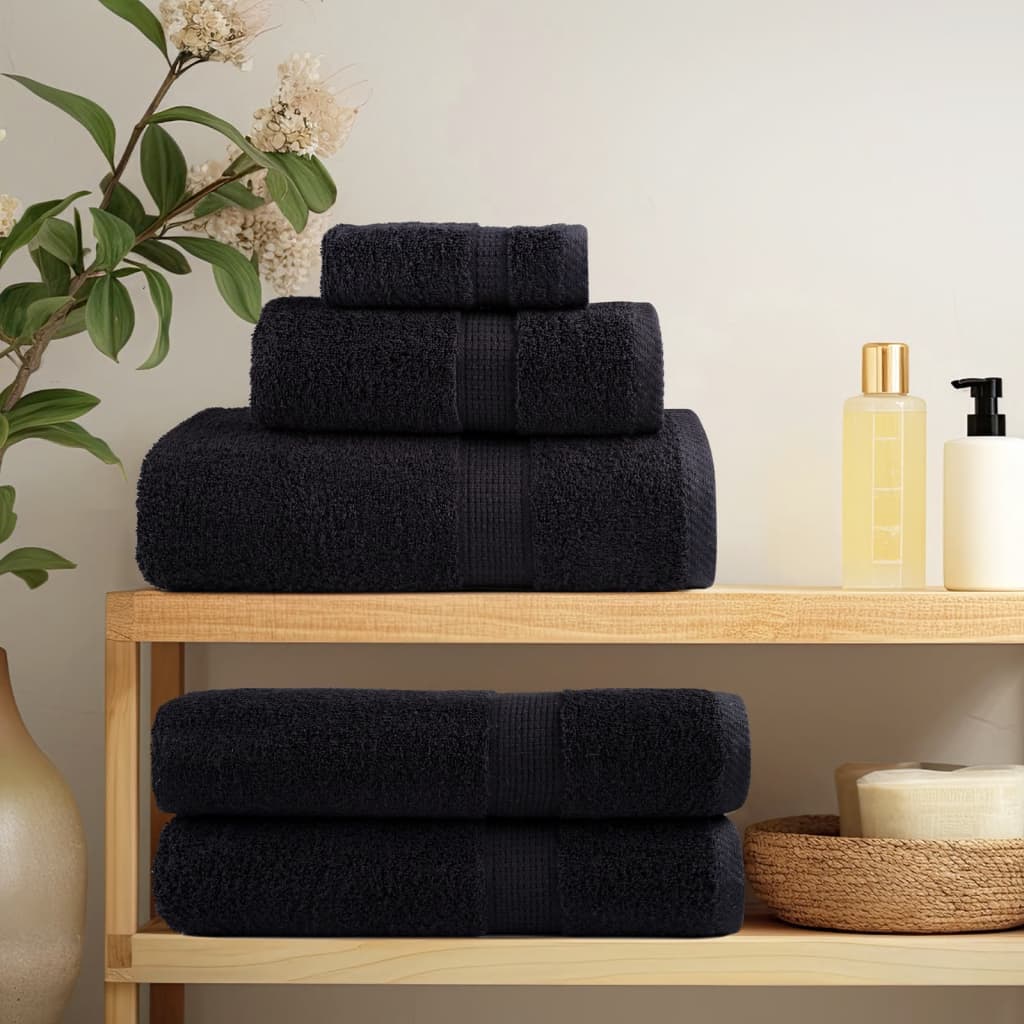 vidaXL Asciugamani da Bagno SOLUND 2 pz Verdi 100x150 cm 600 g/m²