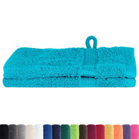 vidaXL Panni per il viso SOLUND 2 pcs Turchese Cotone