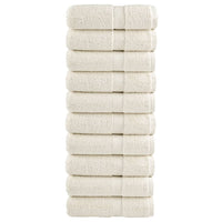 Salviette Premium SOLUND 10 pz Crema 30x30 cm 600 g/m²