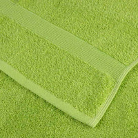 vidaXL Panni per il viso SOLUND 2 pcs Mela verde Cotone