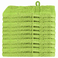 Panni per il viso SOLUND 10 pcs Mela verde Cotone 137490