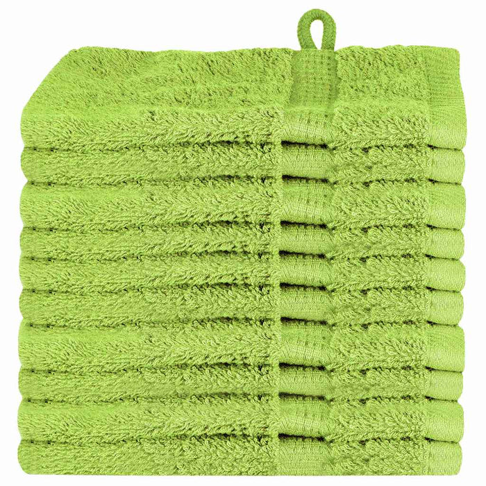 Panni per il viso SOLUND 10 pcs Mela verde Cotone 137490