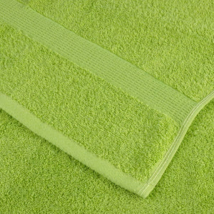 Asciugamani SOLUND 10 pz Verde Mela 50x100 cm 600 g/m² 137499