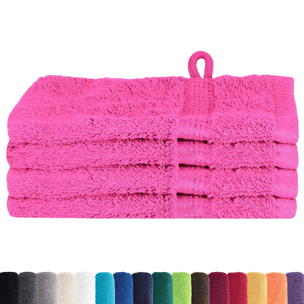 vidaXL Panni per il viso SOLUND 4 pcs Rosa Cotone