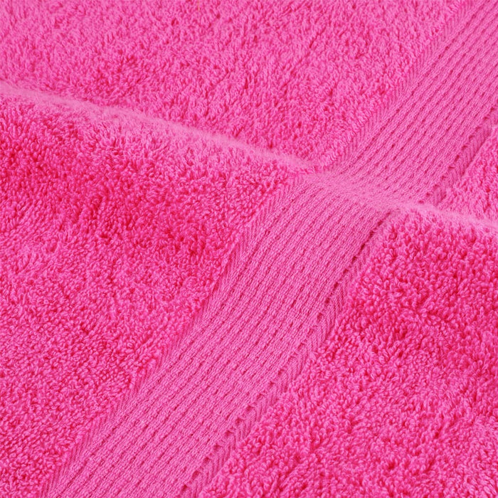 Asciugamani per Ospiti SOLUND 4 pz Rosa 30x50 cm 600 gsm 137519