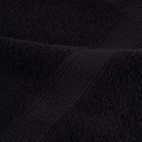 Set ASciugamani SOLUND 8 pz Neri 600 gsm 137548