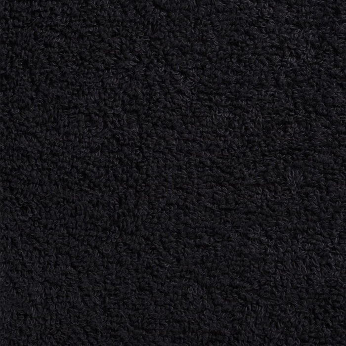 vidaXL Set ASciugamani SOLUND 8 pz Neri 600 gsm